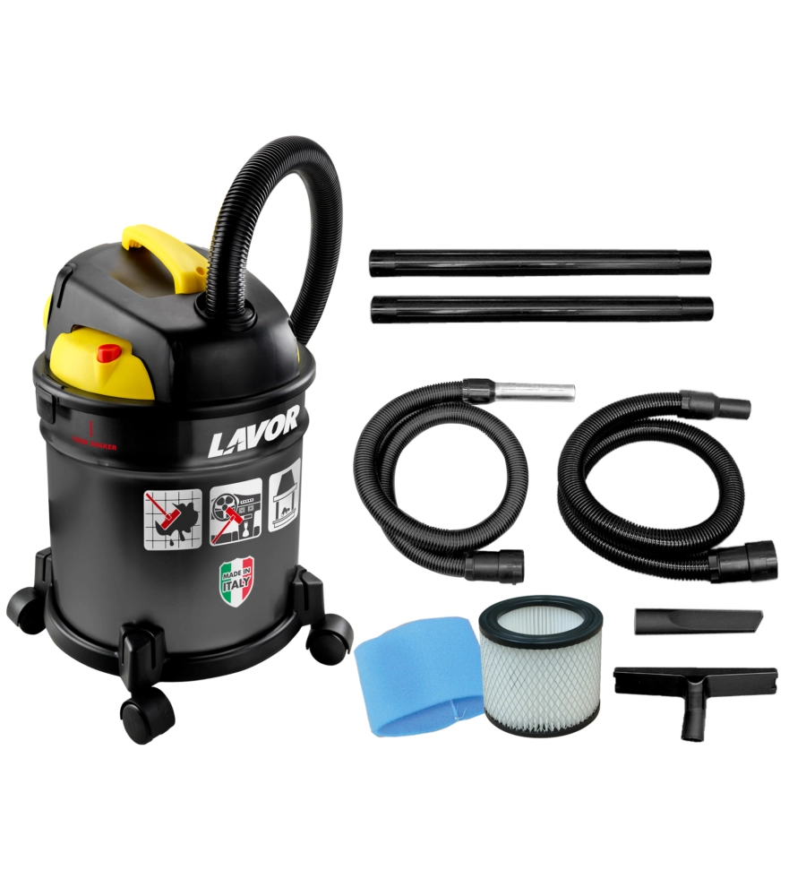 ASPIRATORE SOLIDI LIQUIDI ELETTRICO LAVOR "FREDDY 4IN1" 1200W 20 LT 35 L/S