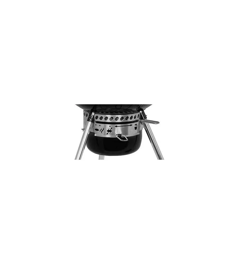 BARBECUE A CARBONE WEBER "MASTER-TOUCH GBS E-5750" NERO CON GRIGLIA 57 CM