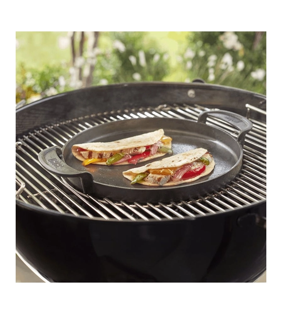 PIASTRA IN GHISA PER BARBECUE WEBER "GOURMET BBQ SYSTEM" 30,5X38,5X5,1 CM