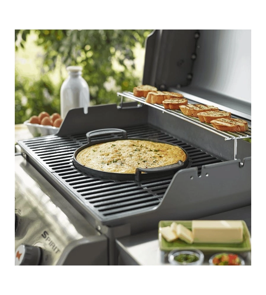 PIASTRA IN GHISA PER BARBECUE WEBER "GOURMET BBQ SYSTEM" 30,5X38,5X5,1 CM