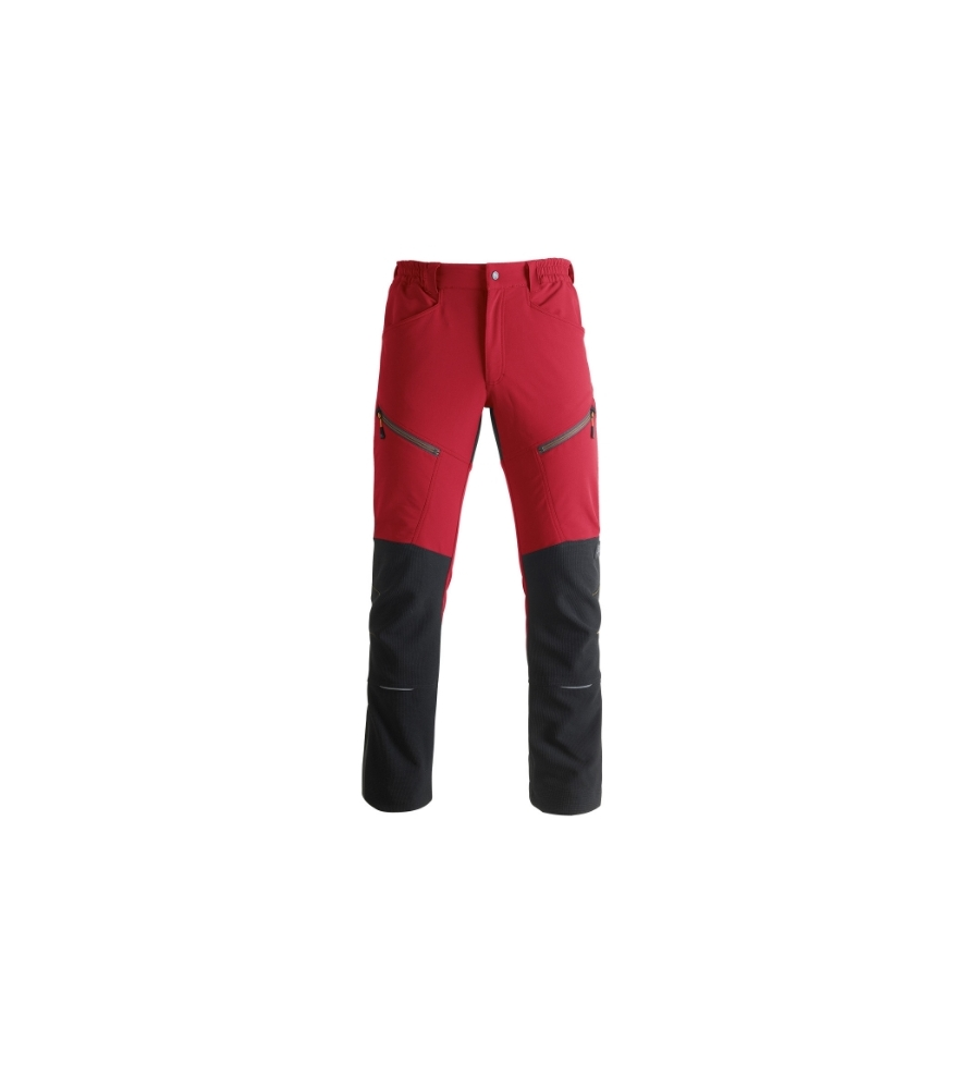 PANTALONI DA LAVORO VERTICAL ROSSO/NERO, TG L - KAPRIOL