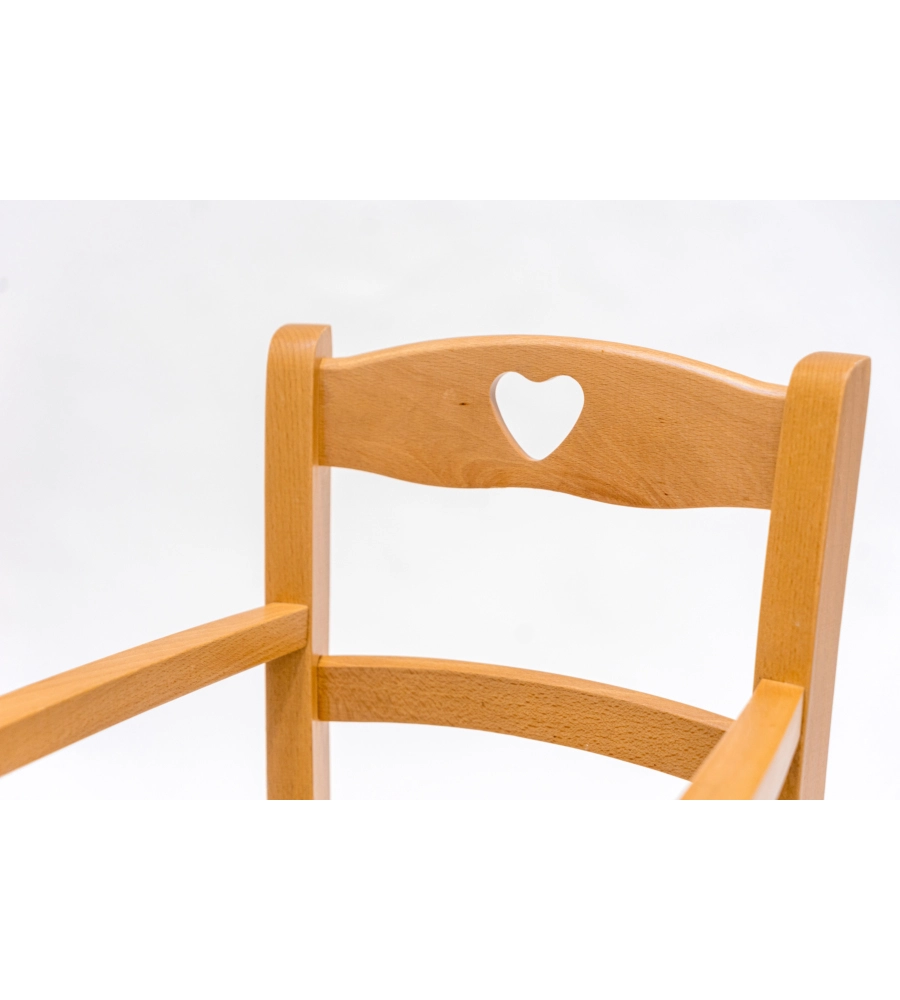 SEGGIOLONE "BABY" IN FAGGIO NATURALE, 87X37X33 CM