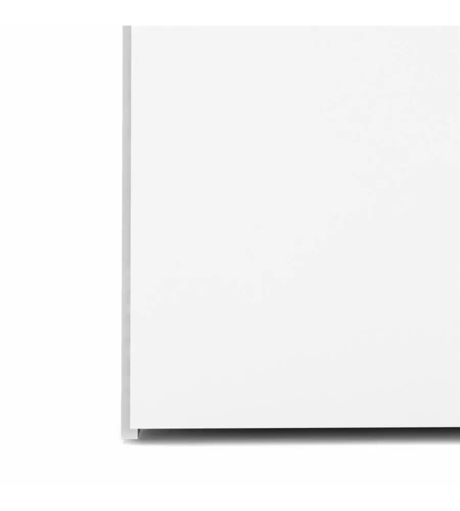 ARMADIO "SPACE" CON 3 ANTE E 3 CASSETTI BIANCO, 115,8X49,5X200,4 CM