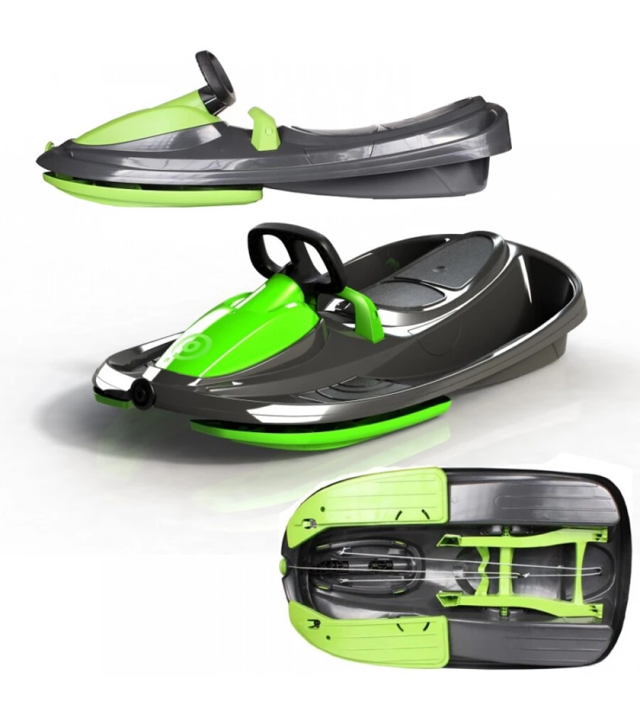 BOB PER BAMBINI A 2 POSTI STRATOS RACING, COLORE ANTRACITE