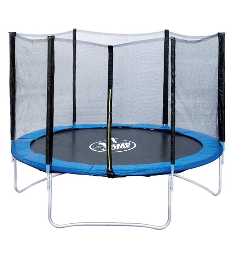 TAPPETO ELASTICO PER BAMBINI CON RETE, DIAMETRO 244CM