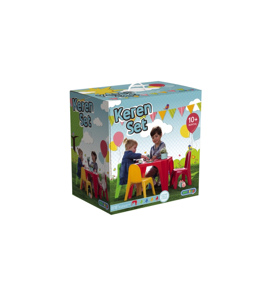 TAVOLO PIC NIC DA ESTERNO PER BAMBINI CON 4 SEDUTE MODELLO "4 AMICI"