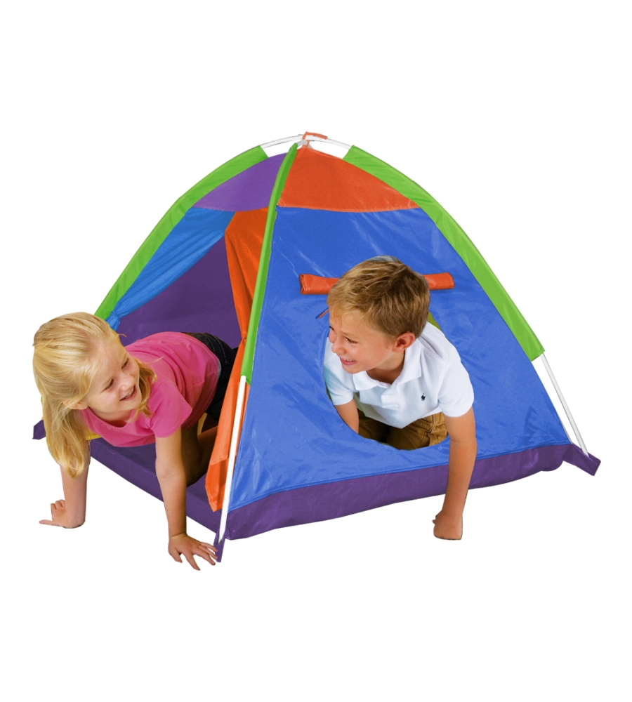 TENDA DA ESTERNO PER BAMBINI MODELLO CASETTA AVVENTURA, 112X112X94 CM