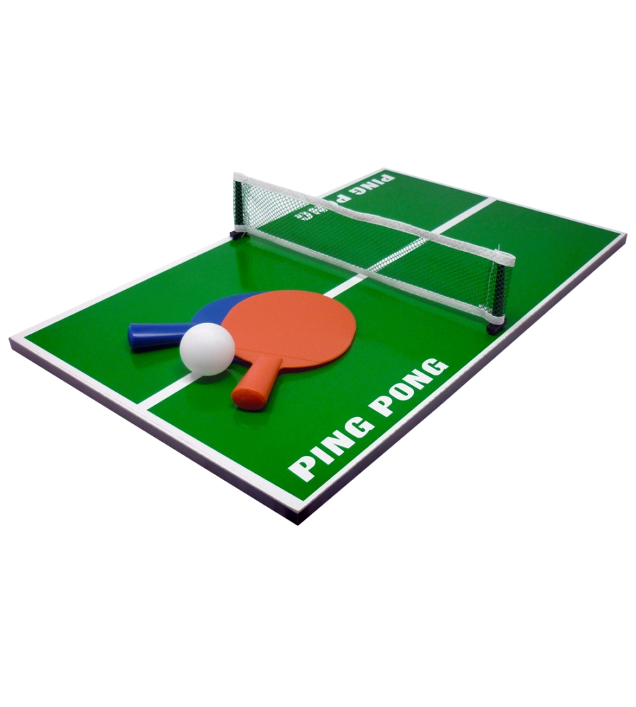 6 GIOCHI PER BAMBINI IN UNO: CALCETTO, BILIARDO, PING PONG E 3 GIOCHI DA TAVOLA 51X31X15 CM