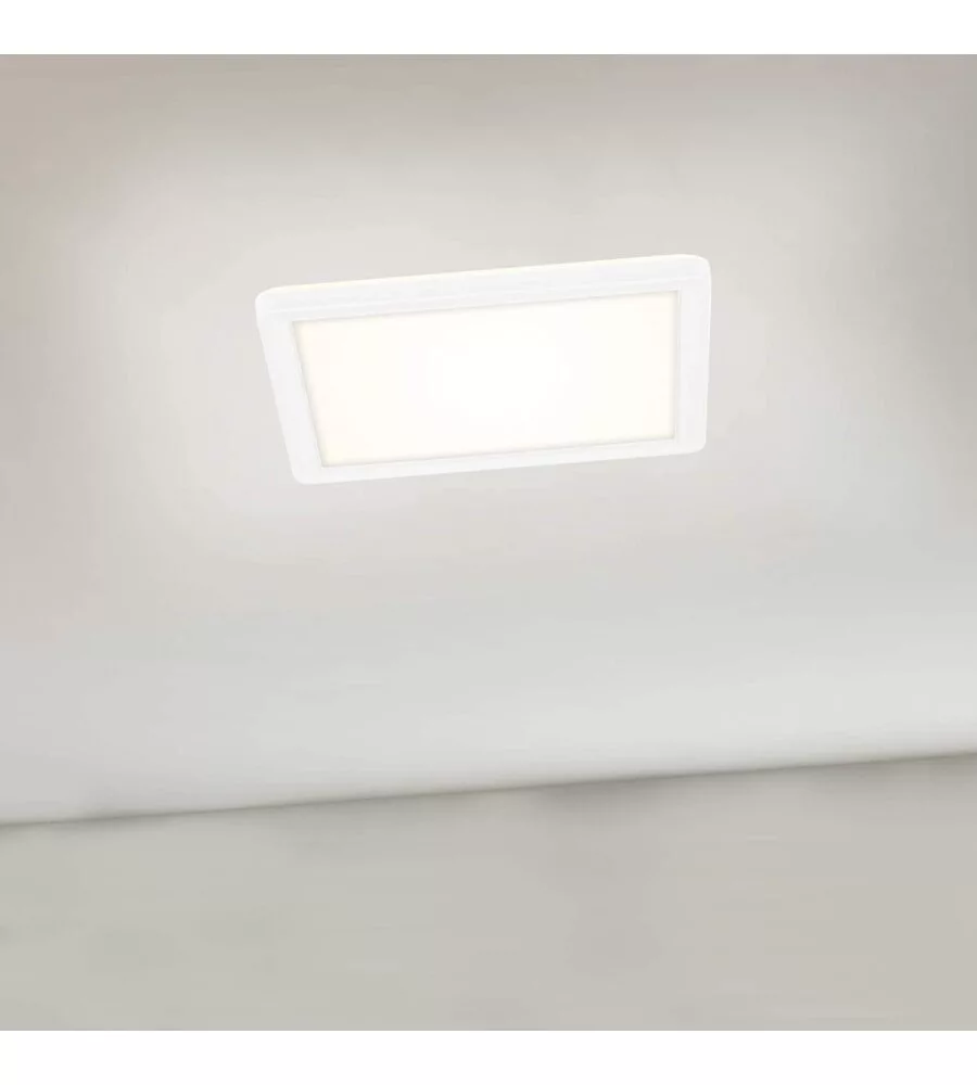 PLAFONIERA LED CON RETROILLUMINAZIONE 19X19 CM, 1400 LM
