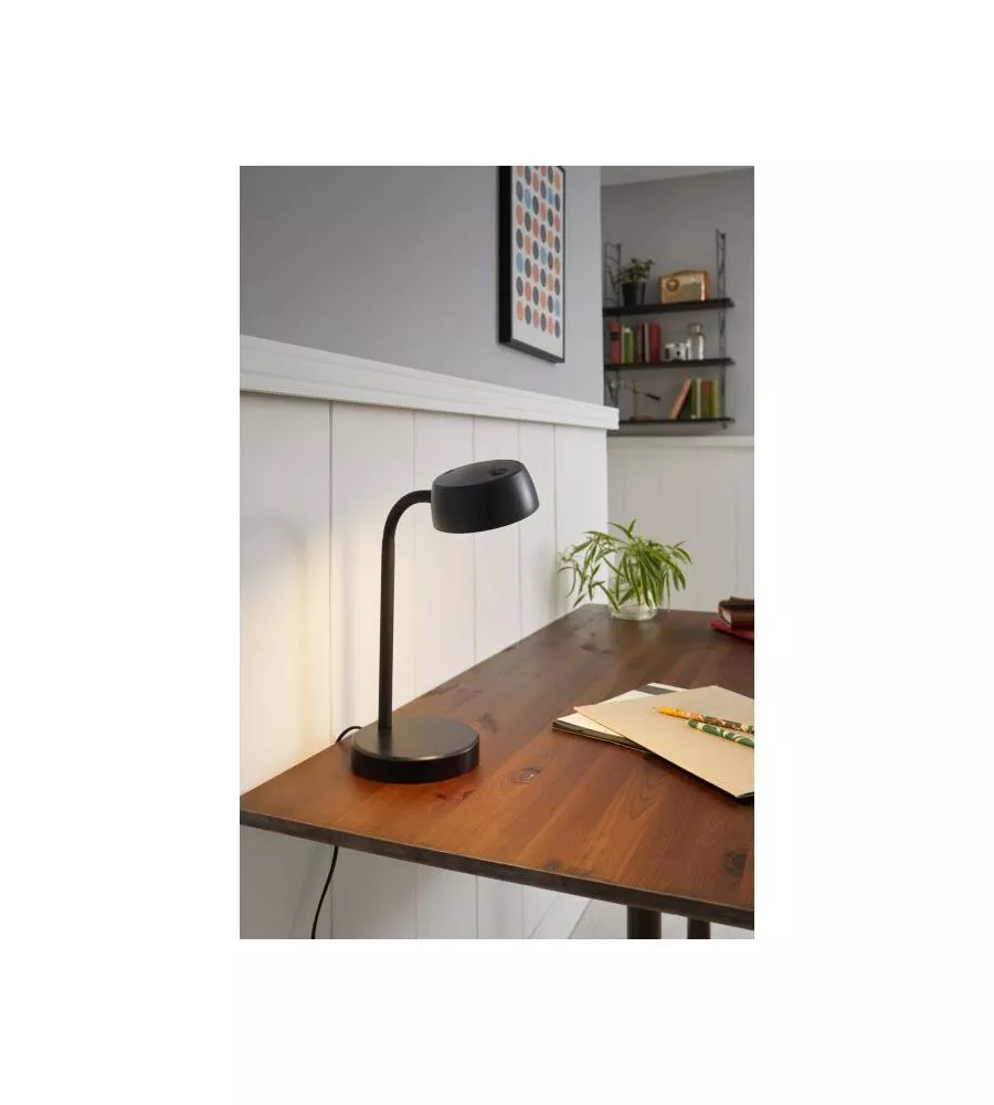 LAMPADA DA TAVOLO LED EGLO "CABALES" NERO 3000K