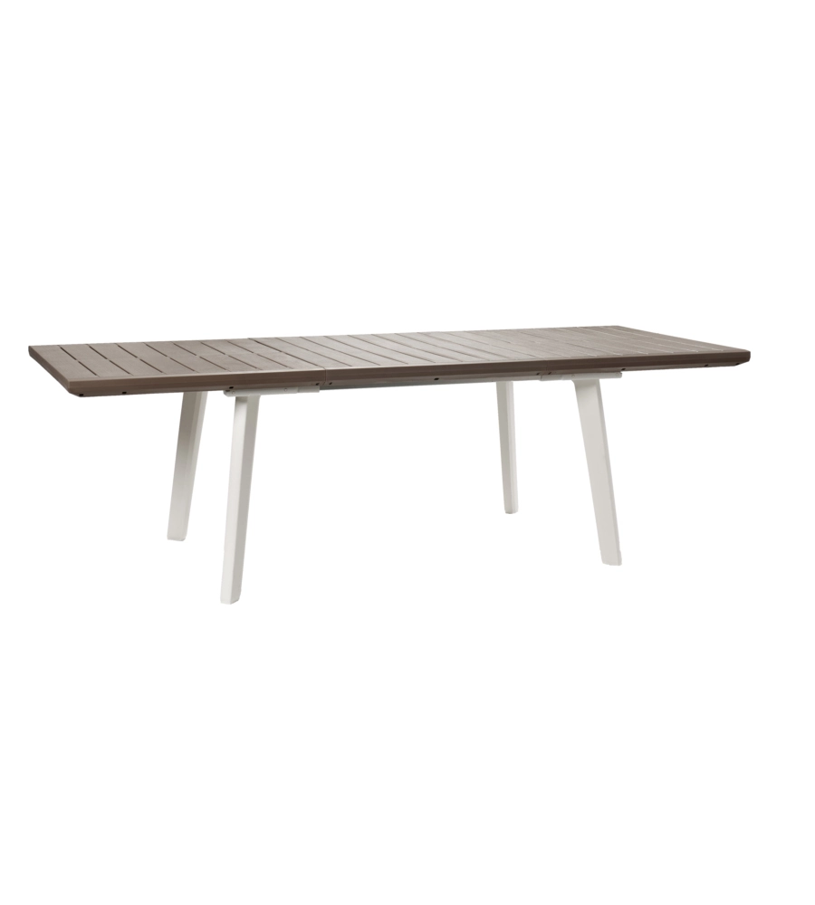 TAVOLO DA ESTERNO ALLUNGABILE KETER "HARMONY" IN POLIPROPILENE CAPPUCCINO 162/241X100,5X76,5 CM