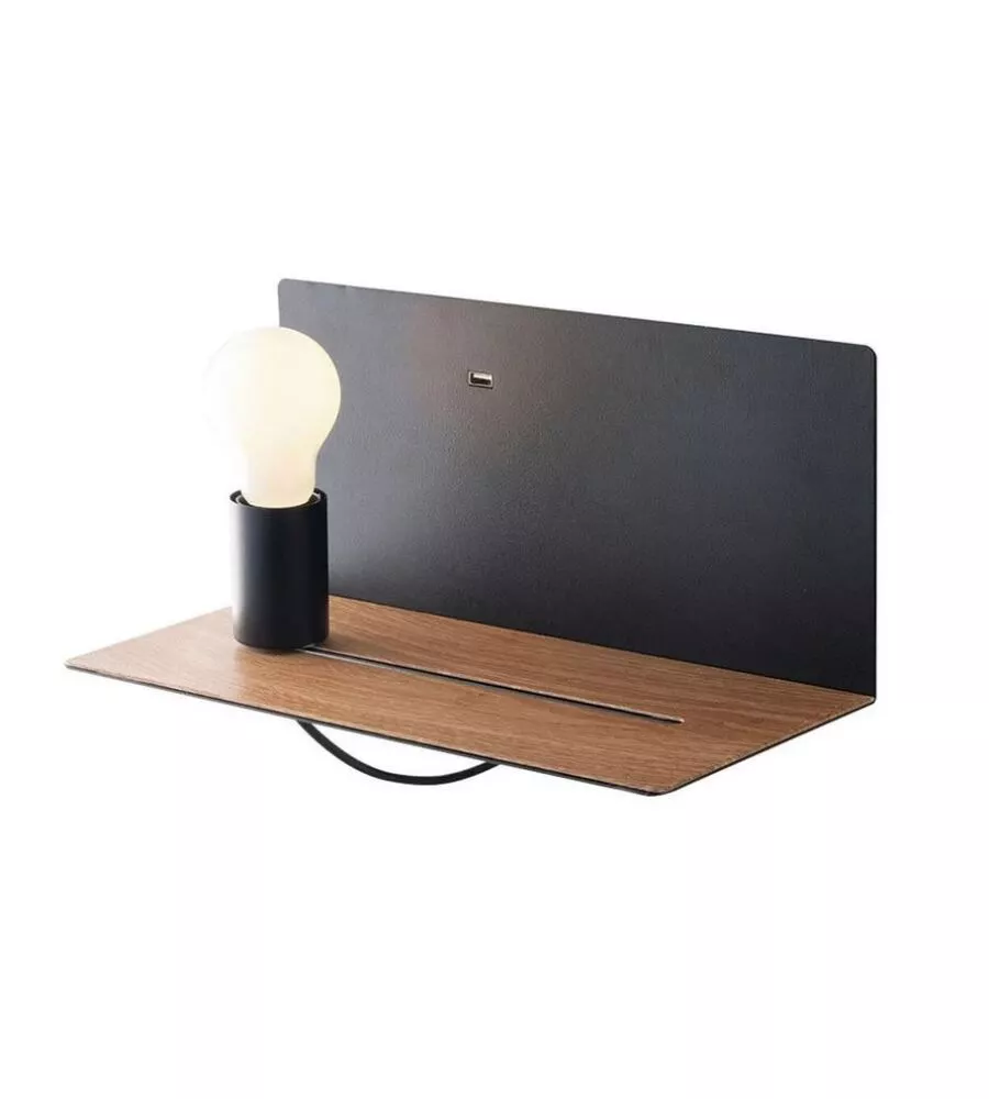 APPLIQUE "FLASH" NERA CON ATTACCO USB, 40W