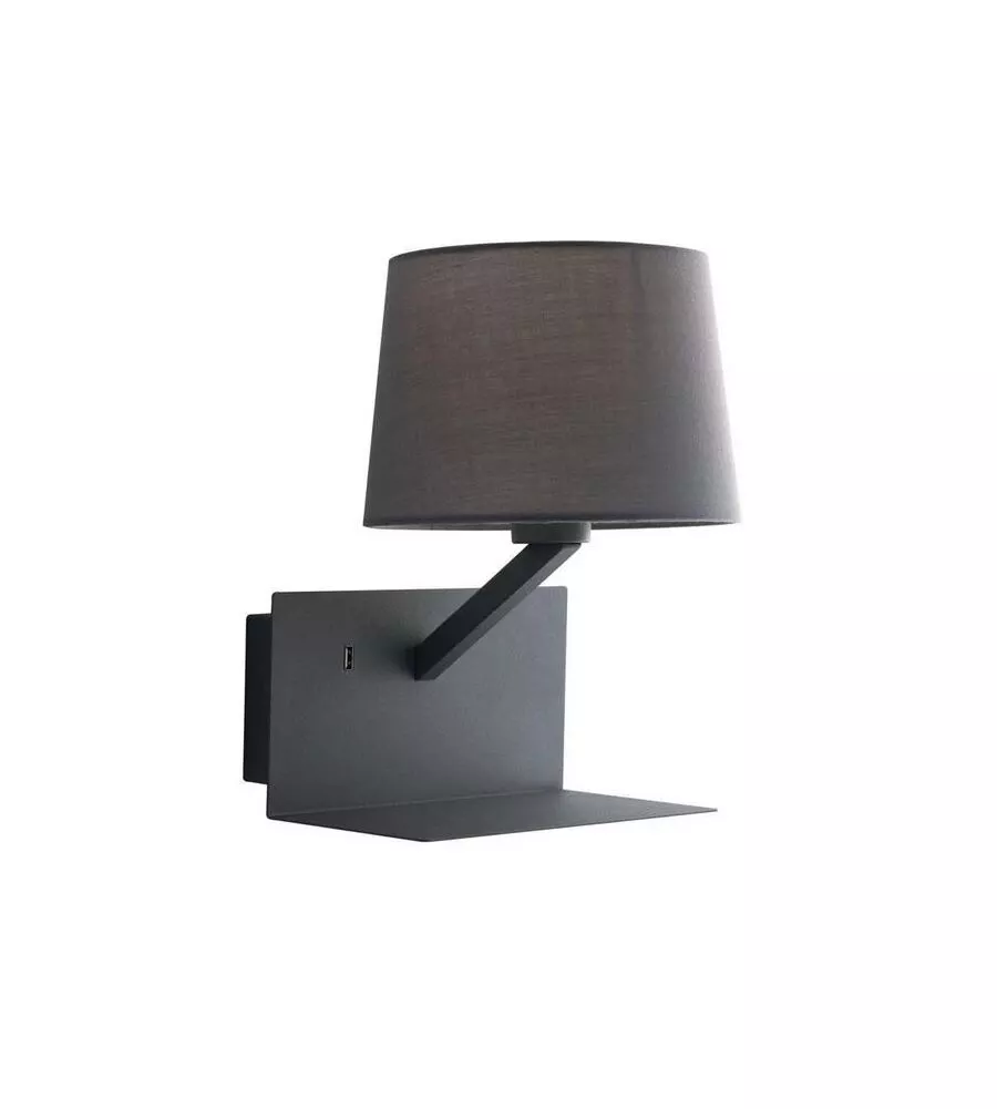 APPLIQUE "CIAK" METALLO GRIGIO CON ATTACCO USB, 40W