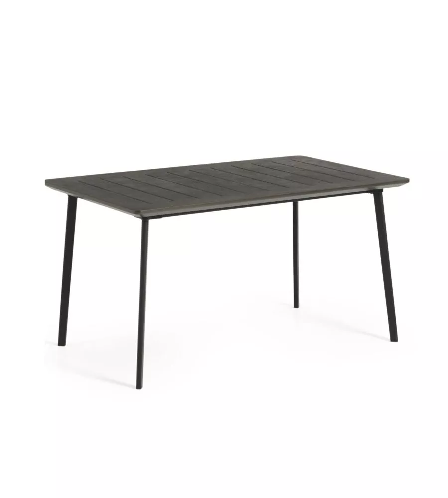 TAVOLO DA ESTERNO KETER "METALEA" IN POLIPROPILENE BRONZO 146X87X75 CM