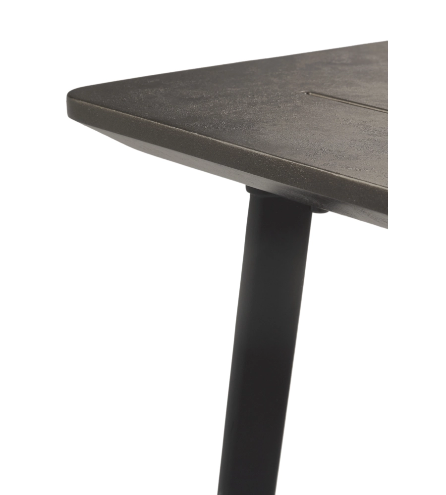 TAVOLO DA ESTERNO KETER "METALEA" IN POLIPROPILENE BRONZO 146X87X75 CM