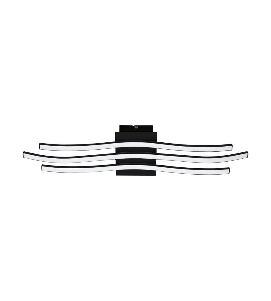 PLAFONIERA LED "RONCADE" NERA, 2800 LM