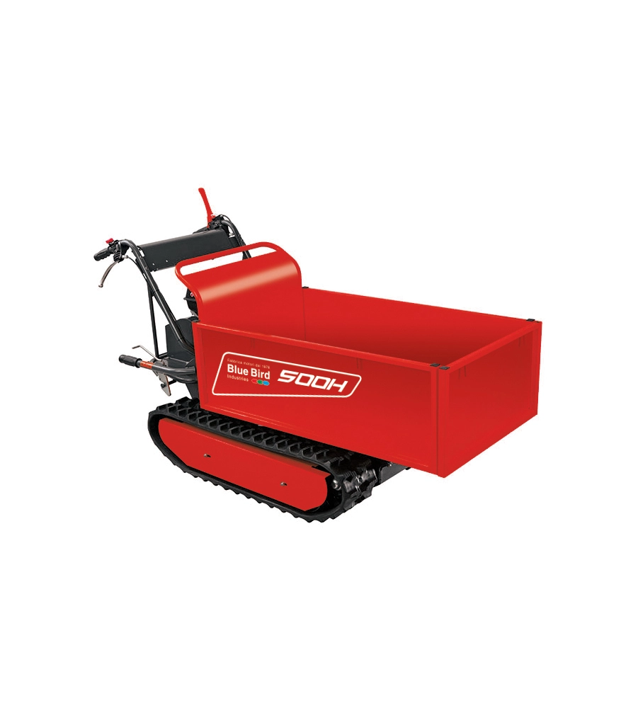 MOTOCARRIOLA CINGOLATA A SCOPPIO BLUE BIRD "CARRIER 500" PORTATA 500 KG