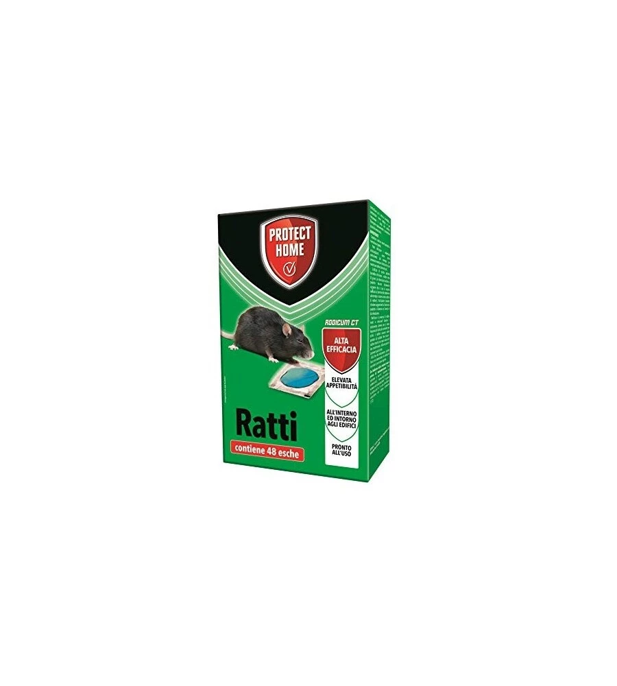 ESCA RODENTICIDA PROTECT HOME "RADICUM CT" IN PASTA, 480 GRAMMI