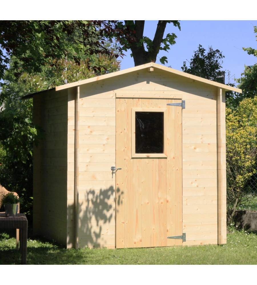 CASETTA IN LEGNO DA GIARDINO ALCE "REGIS" IN ABETE 198X198x216 CM