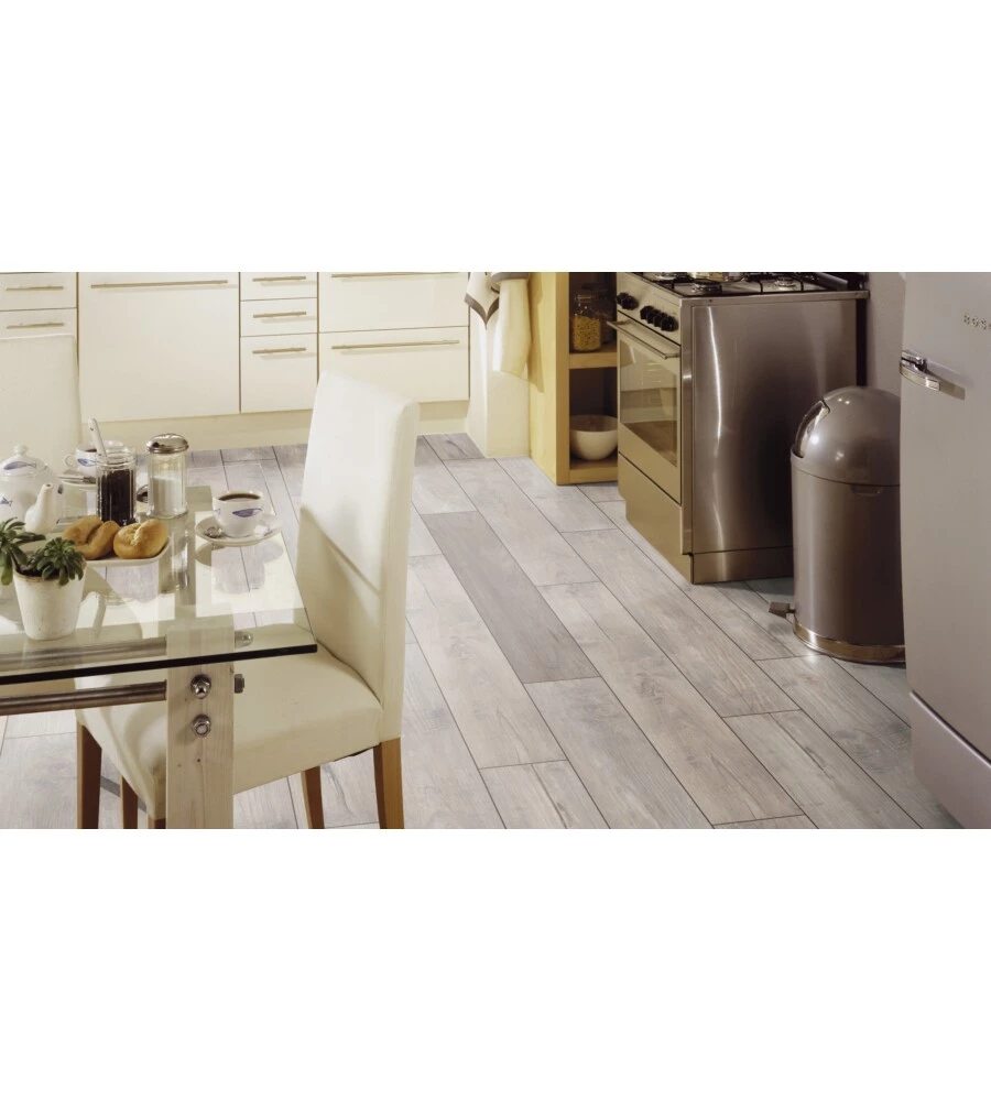 PAVIMENTO LAMINATO TEAK GRIGIO RUSTICO 8MM AC4 2,131 M² LINEA EXQUISIT