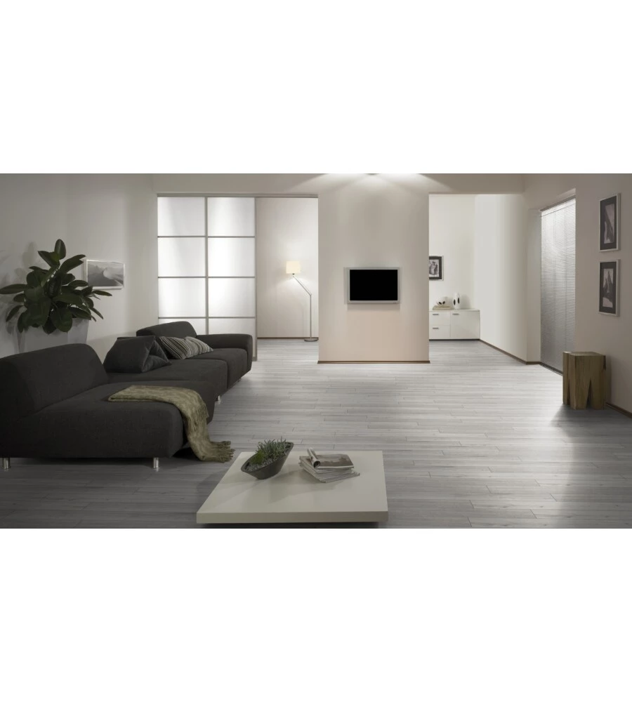 PAVIMENTO LAMINATO ROVERE GHIACCIO 12MM AC5 1,293 M² LINEA ROBUSTO