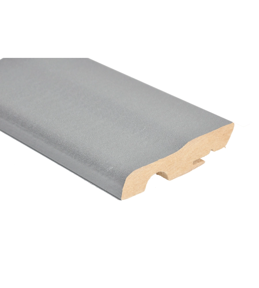 BATTISCOPA MDF ALLUMINIO 70X18X2400MM