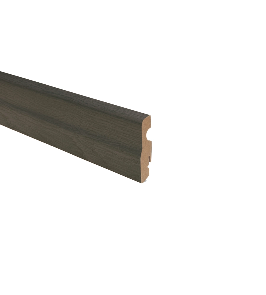 BATTISCOPA MDF ROVERE TORTORA 70X18X2400MM