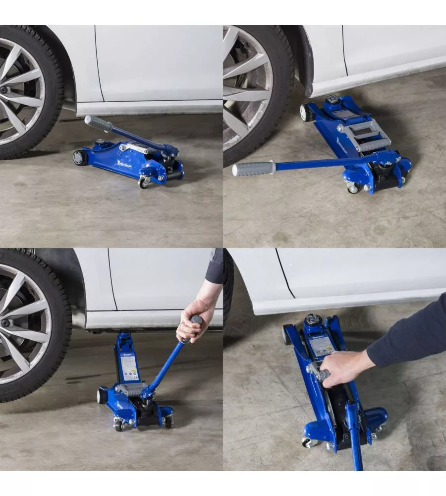 CRIC IDRAULICO A CARRELLO 1,8 T PER AUTO MICHELIN