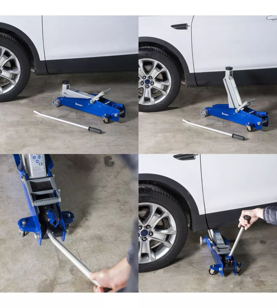 CRIC IDRAULICO A CARRELLO 2,25 T PER SUV CAMPER E FURGONI - MICHELIN