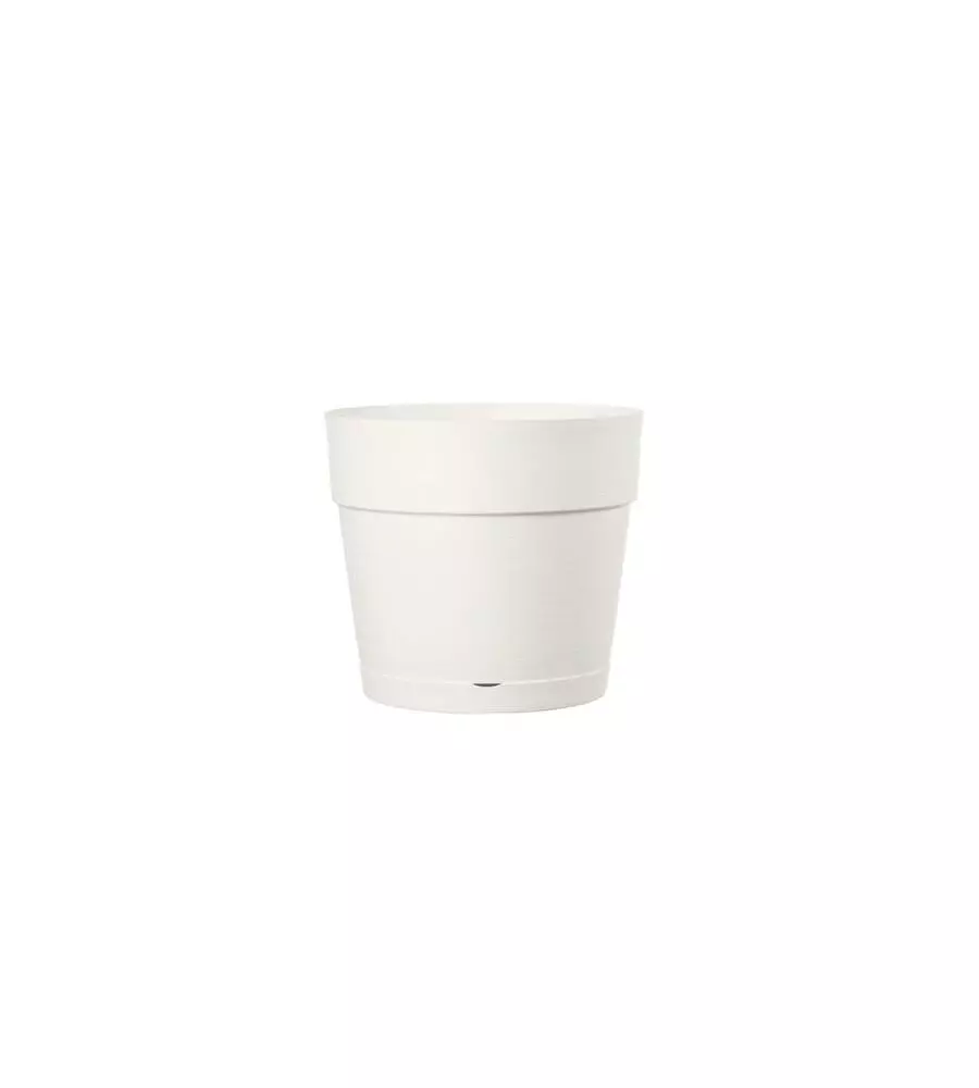 VASO DA GIARDINO "SAVE" BIANCO, 20 CM