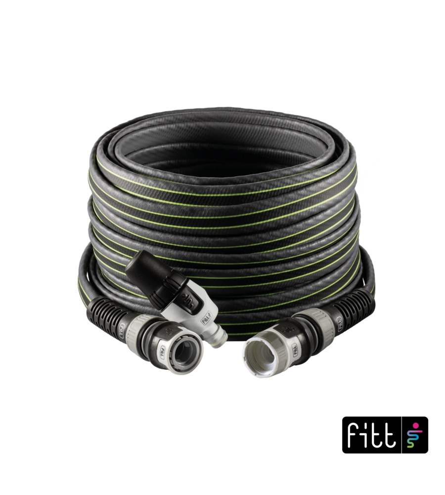 TUBO DA GIARDINO ESTENSIBILE FITT IKON LIME IN NTS, 25 METRI
