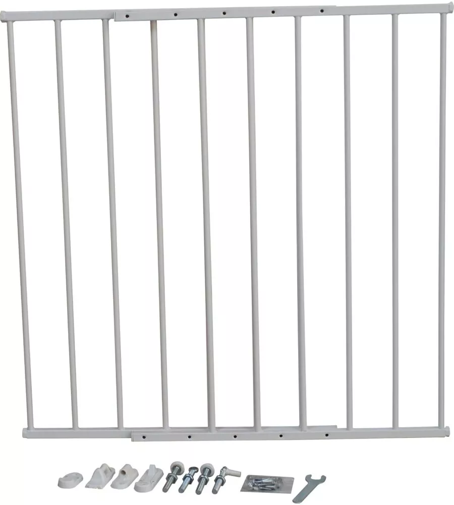 CANCELLETTO DI SICUREZZA PER BAMBINI ARMONIA "BIMBI SMART" IN METALLO VERNICIATO COLORE BIANCO 59X76 CM