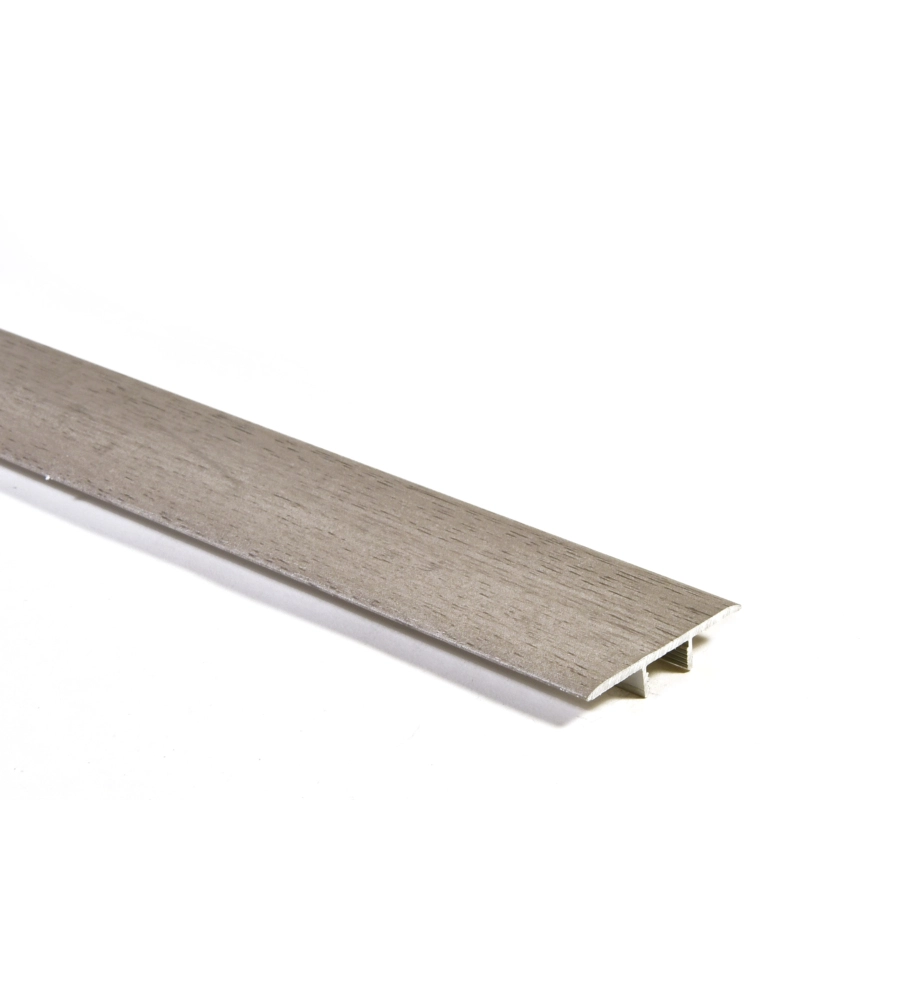 PROFILO DI DILATAZIONE IN ALLUMINIO ROVERE GRIGIO CHIARO 8X39X900M