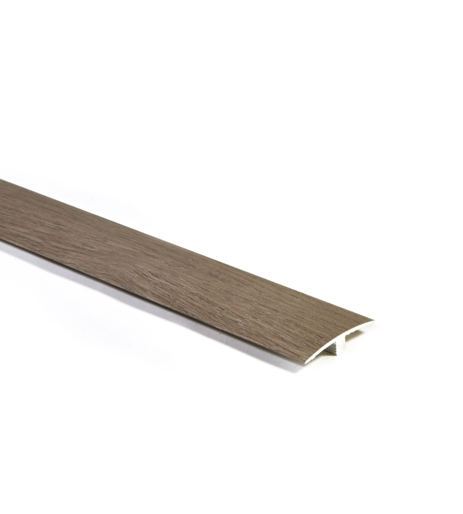 PROFILO DI DILATAZIONE IN ALLUMINIO ROVERE GRIGIO 7X34X900MM