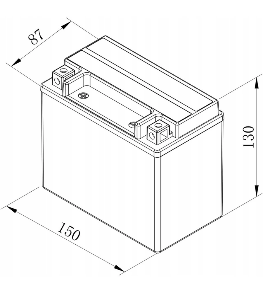 BATTERIA MOTO BOSCH "FA104" 10AH SX PREATTIVATA