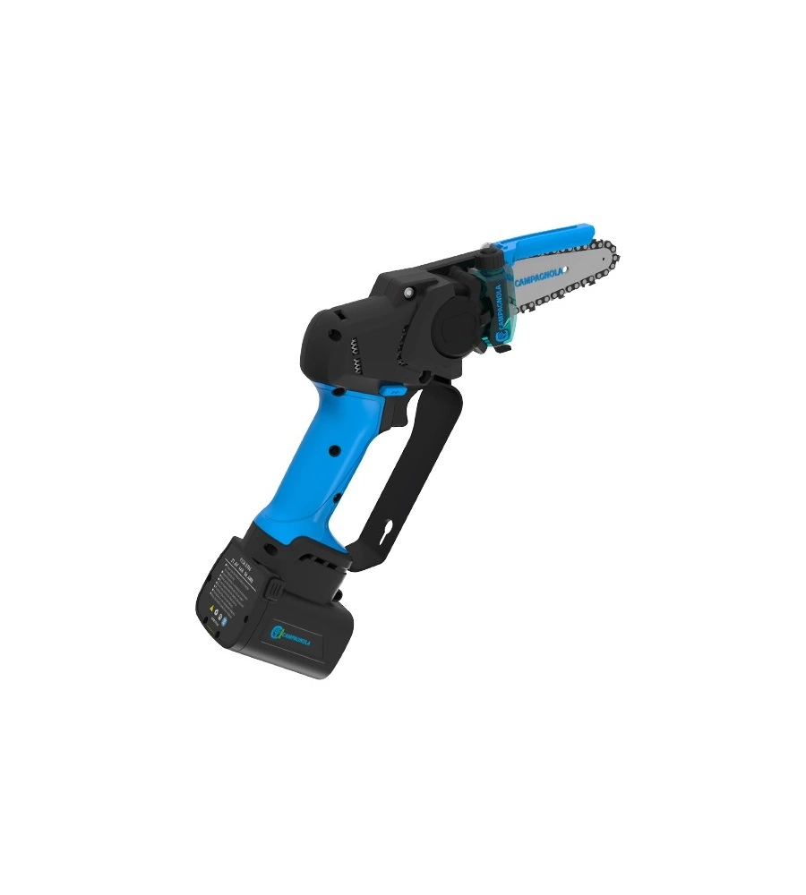 POTATORE A CATENA A BATTERIA CAMPAGNOLA "T-REX" BARRA 10 CM 2 BATTERIE 21,6V 2,5AH E 4,2AH