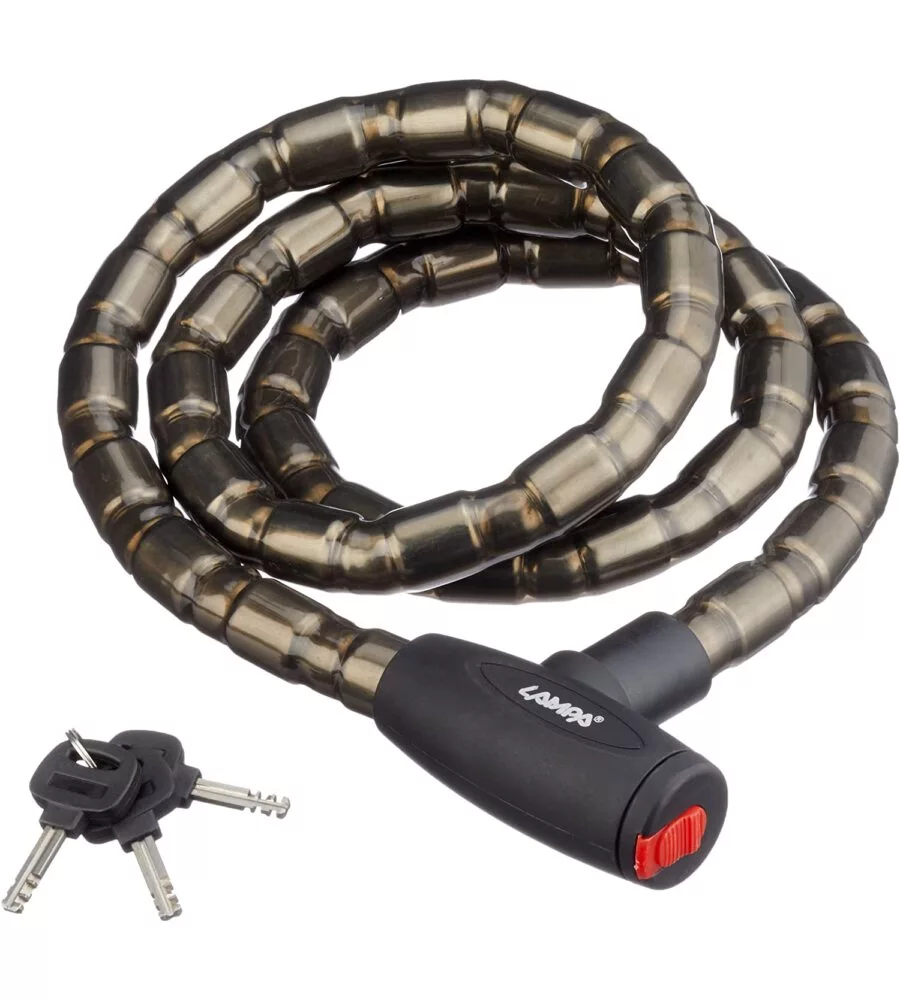 CAVO ANTIFURTO Ø 24 MM IN ACCIAIO PLASTIFICATO - 160 CM  65383