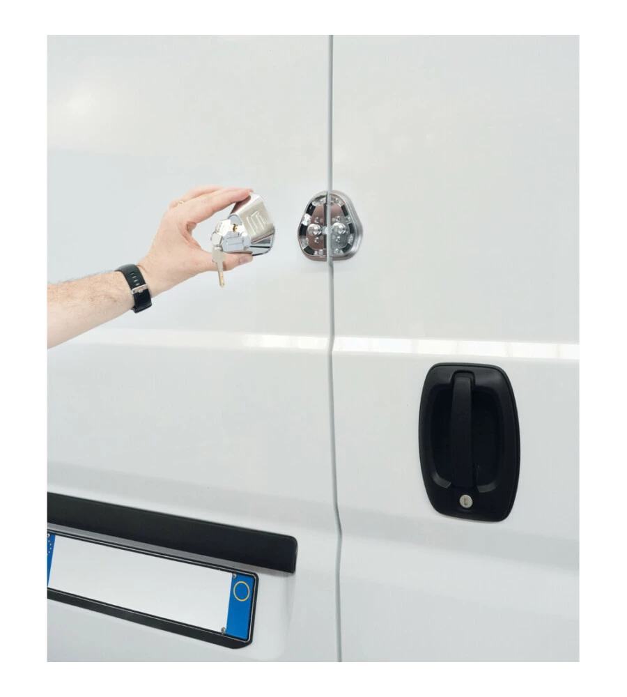 KIT SERRATURA AGGIUNTIVA PER PORTE VEICOLI COMMERCIALI LAMPA "VIGILANT" - 65411