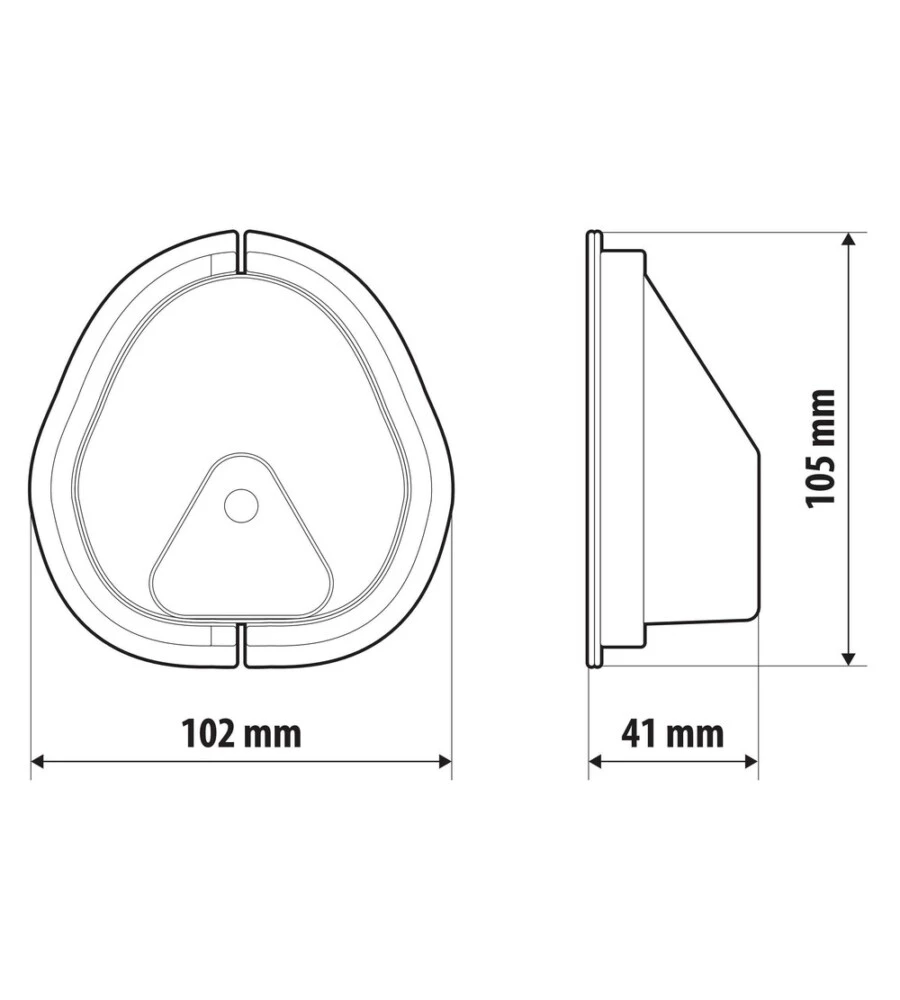 KIT SERRATURA AGGIUNTIVA PER PORTE VEICOLI COMMERCIALI LAMPA "VIGILANT" - 65411