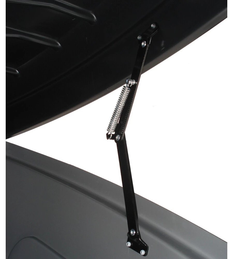 BOX TETTO PER AUTO 330 LITRI IN ABS GRIGIO GOFFRATO - N60000