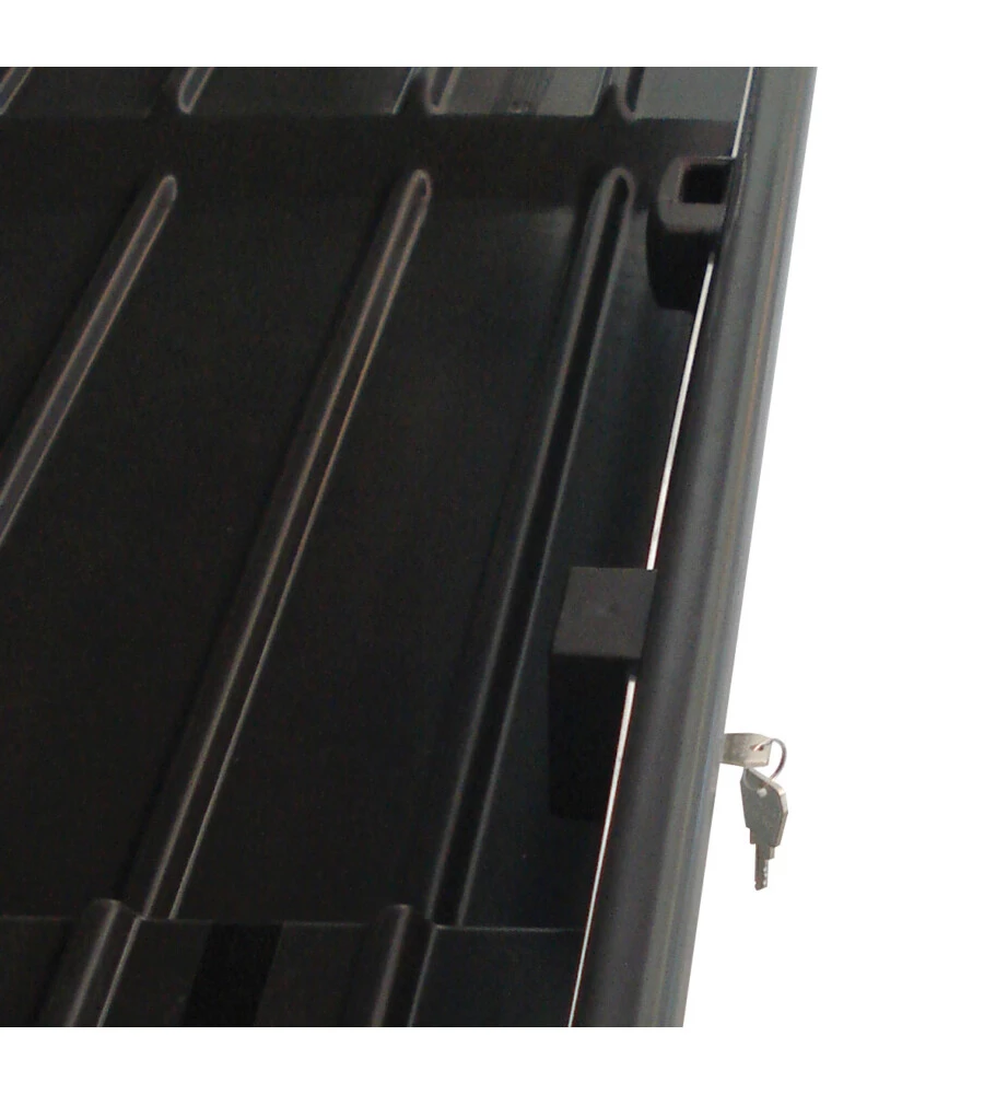 BOX TETTO PER AUTO 330 LITRI IN ABS GRIGIO GOFFRATO - N60000