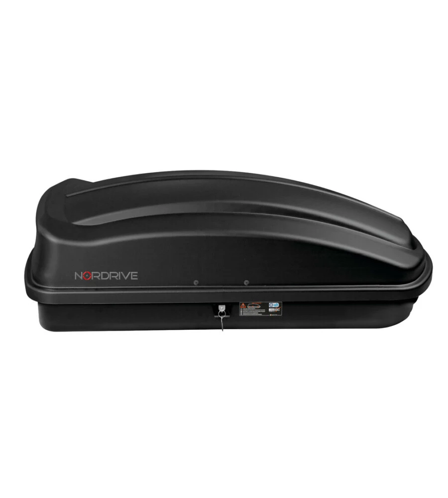 BOX TETTO PER AUTO 333 LITRI IN ABS NERO GOFFRATO - N60033