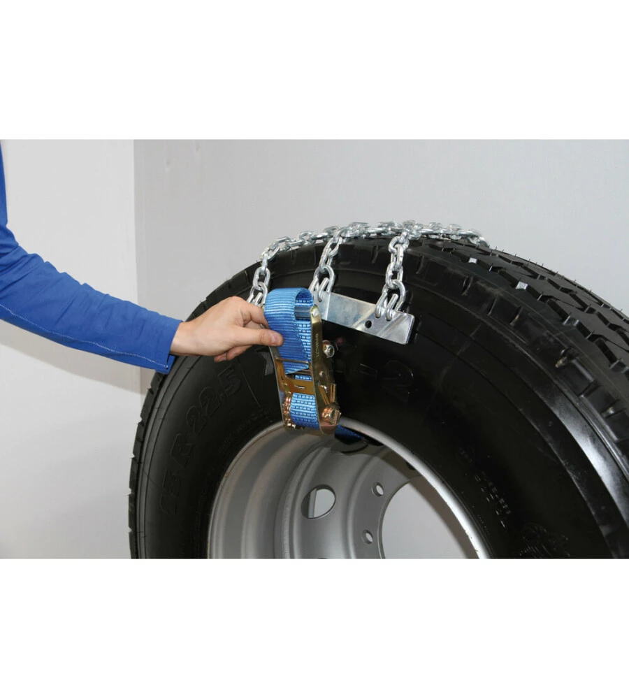 CATENE A SETTORI-CINGOLI PER CAMION SNOWDRIVE "SERIE EUROPA-PRO - 3E" 3 PEZZI - 16216