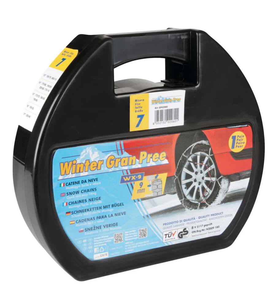 CATENE DA NEVE AUTOVETTURE WX-9 - WINTER GRAN PREE 7 WINTER GRAN PREE  GP02060