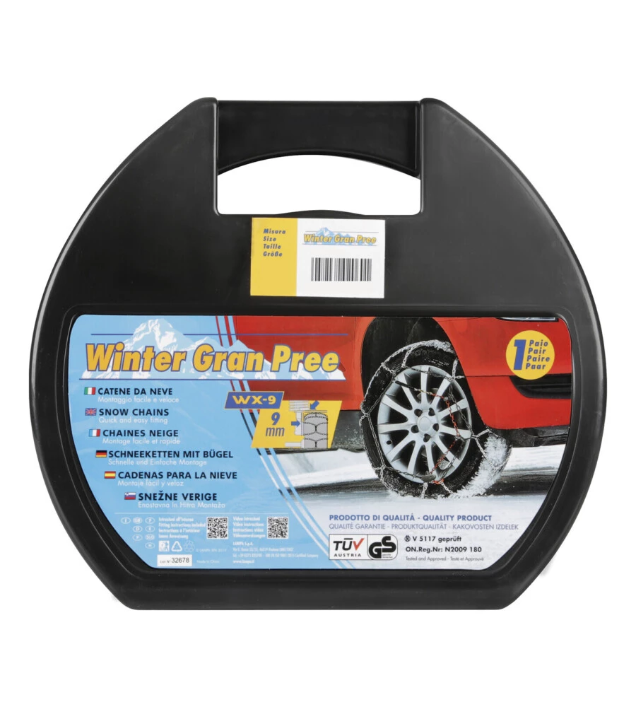 CATENE DA NEVE AUTOVETTURE WX-9 - WINTER GRAN PREE 9 WINTER GRAN PREE  GP02064