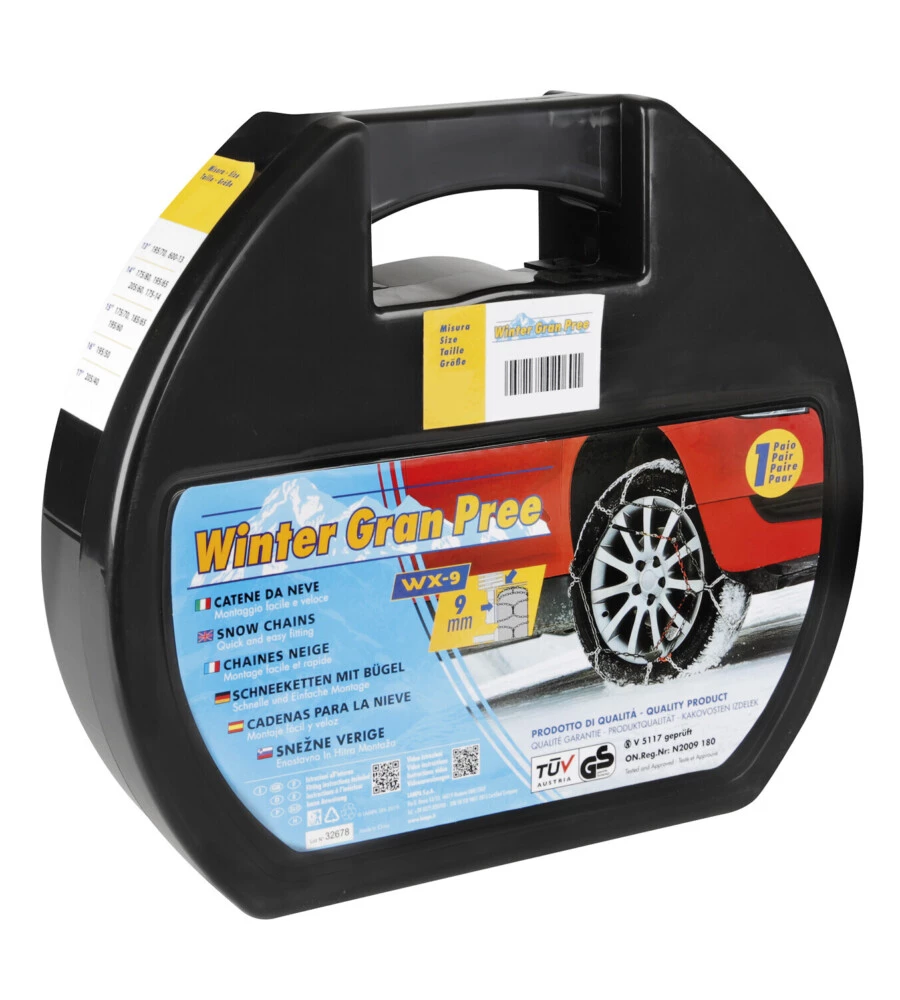 CATENE DA NEVE AUTOVETTURE WX-9 - WINTER GRAN PREE 9 WINTER GRAN PREE  GP02064
