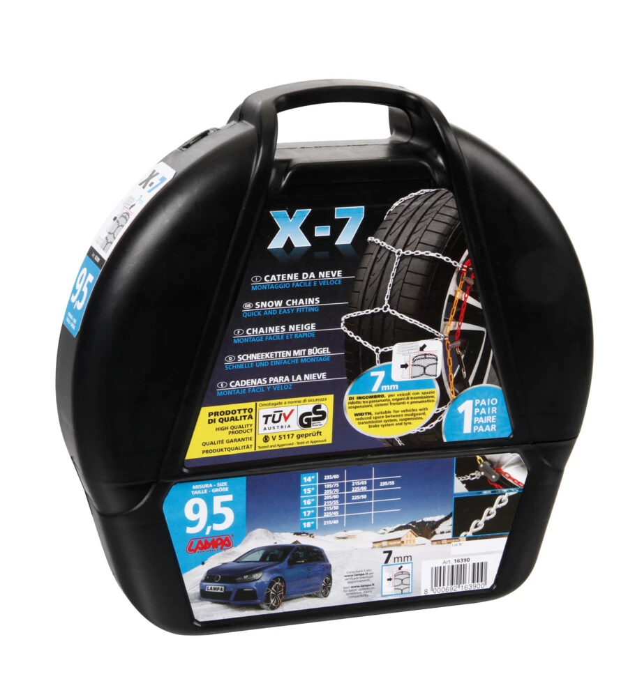 CATENE DA NEVE AUTOVETTURE "RX-7" - 9.5 SNOWDRIVE  16390