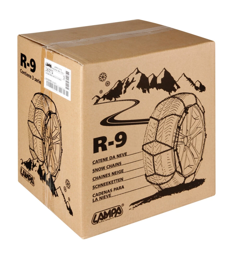 CATENE DA NEVE PER AUTO SNOWDRIVE "GR 1" 9 MM - 16061