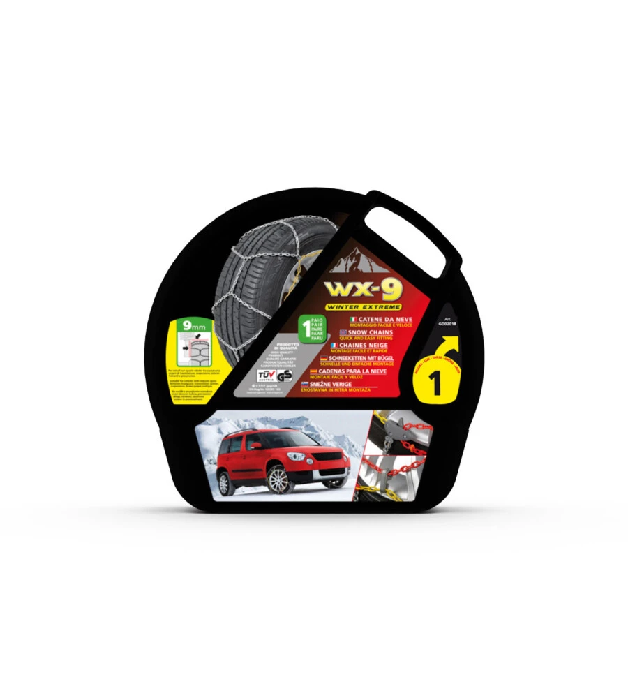 CATENE DA NEVE PER AUTO 9MM.GR.1 ROMBO WX-9 WINTER EXTREME WINTER EXTREME  GD02001