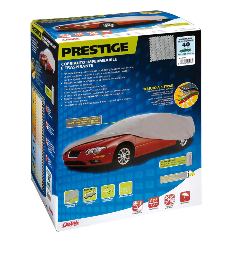 TELO COPRIAUTO "PRESTIGE" - 40 - CM 155X185X490  20576